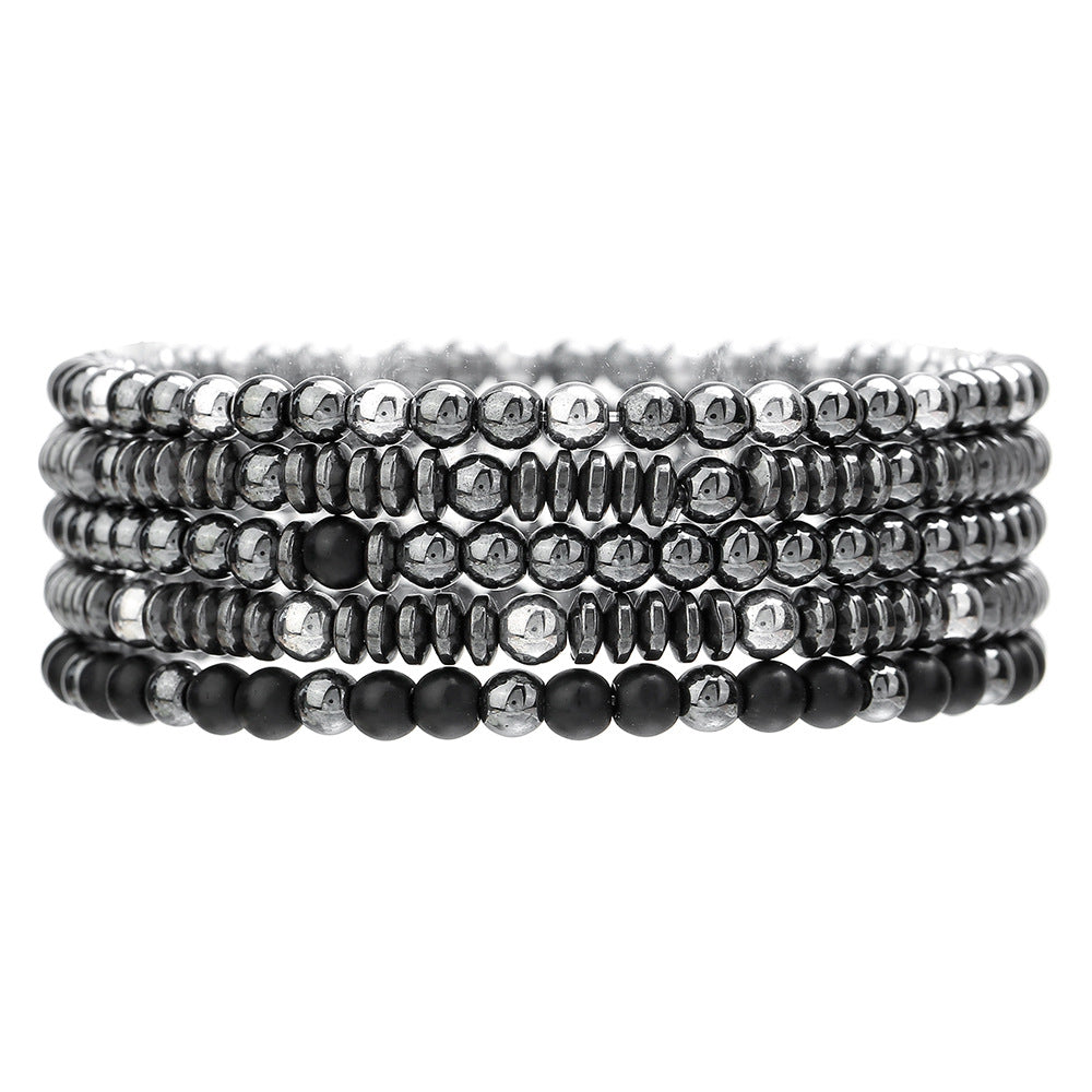 Wholesale Micro-paved Zirconia Dice Bracelet Set